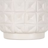 Vase Hvid Keramik 22 x 22 x 28 cm #5