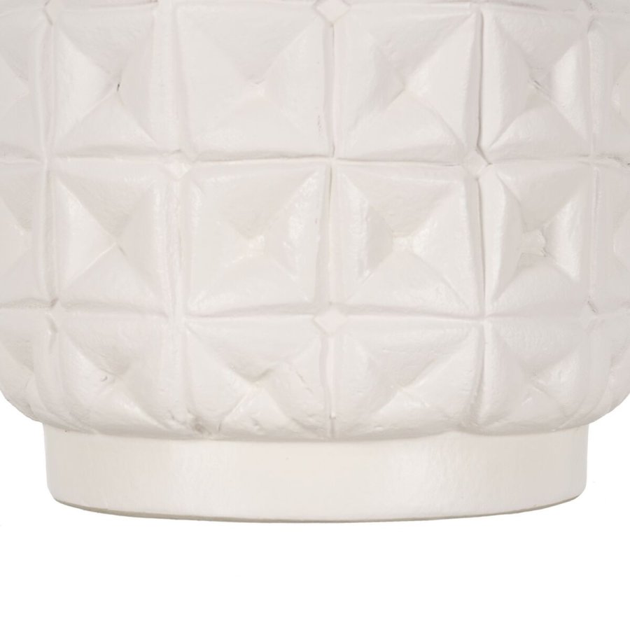 Vase Hvid Keramik 22 x 22 x 28 cm #5