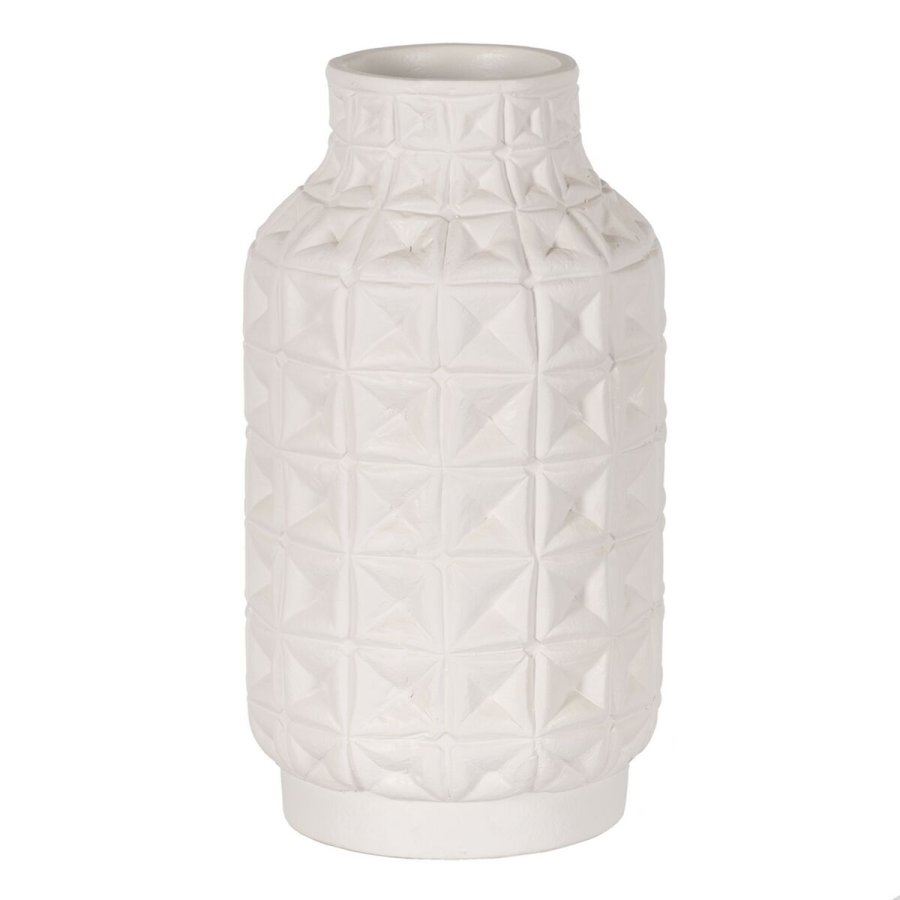 Vase Hvid Keramik 22 x 22 x 41 cm #1
