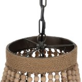 Loftslampe Natur Metal Hrastovina 220-240 V 60 x 60 x 80 cm #4