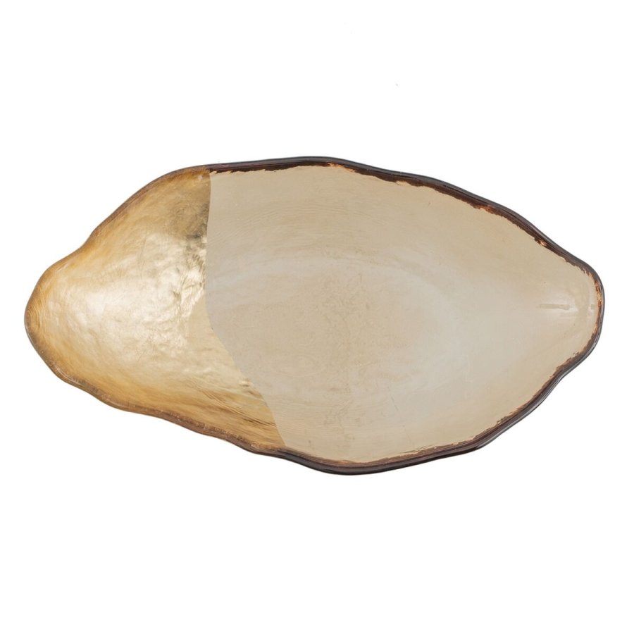 Borddekoration Gylden Glas 23 x 13 cm 23 x 13 x 6 cm #3