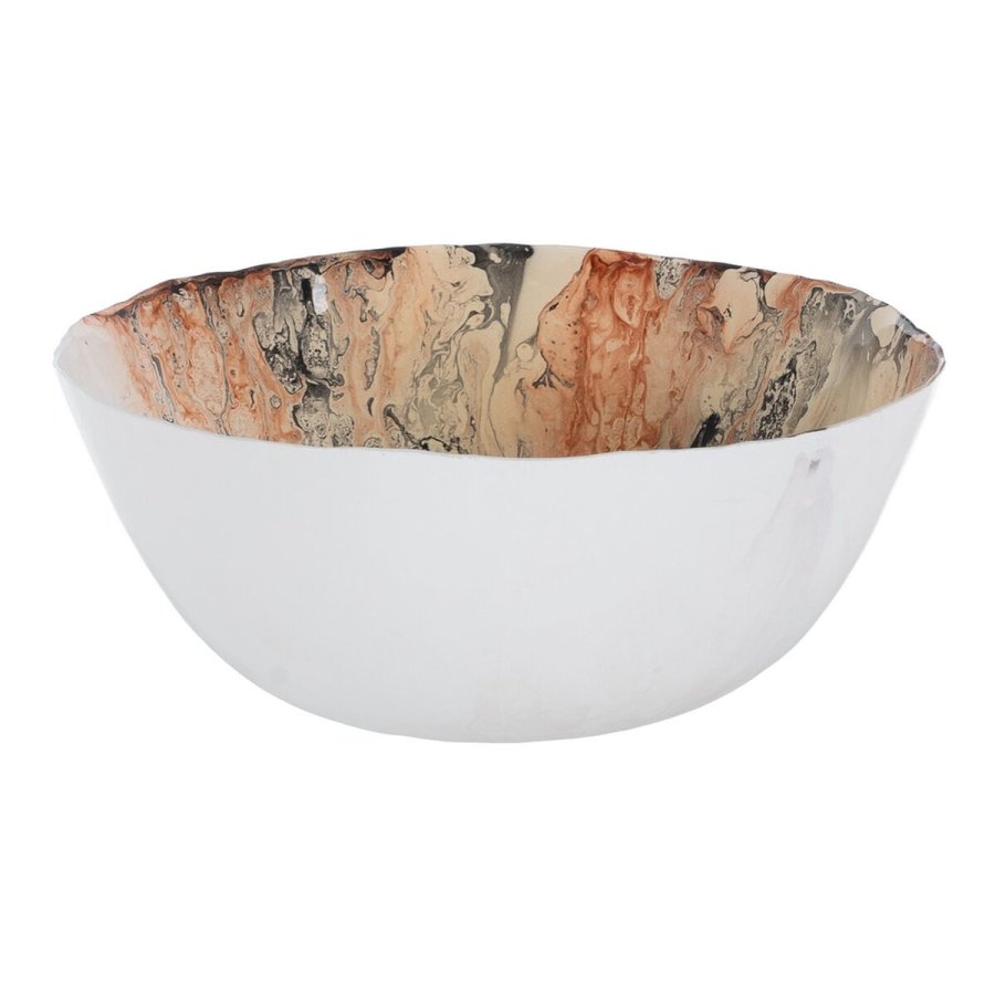 Borddekoration Laksefarvet Krystal 28 x 28 x 12 cm #1