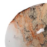 Borddekoration Laksefarvet Krystal 28 x 28 x 12 cm #2