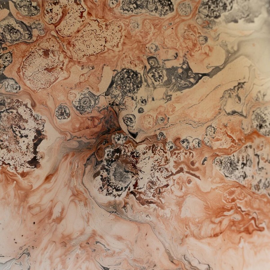 Borddekoration Laksefarvet Krystal 28 x 28 x 12 cm #3