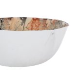 Borddekoration Laksefarvet Krystal 28 x 28 x 12 cm #4