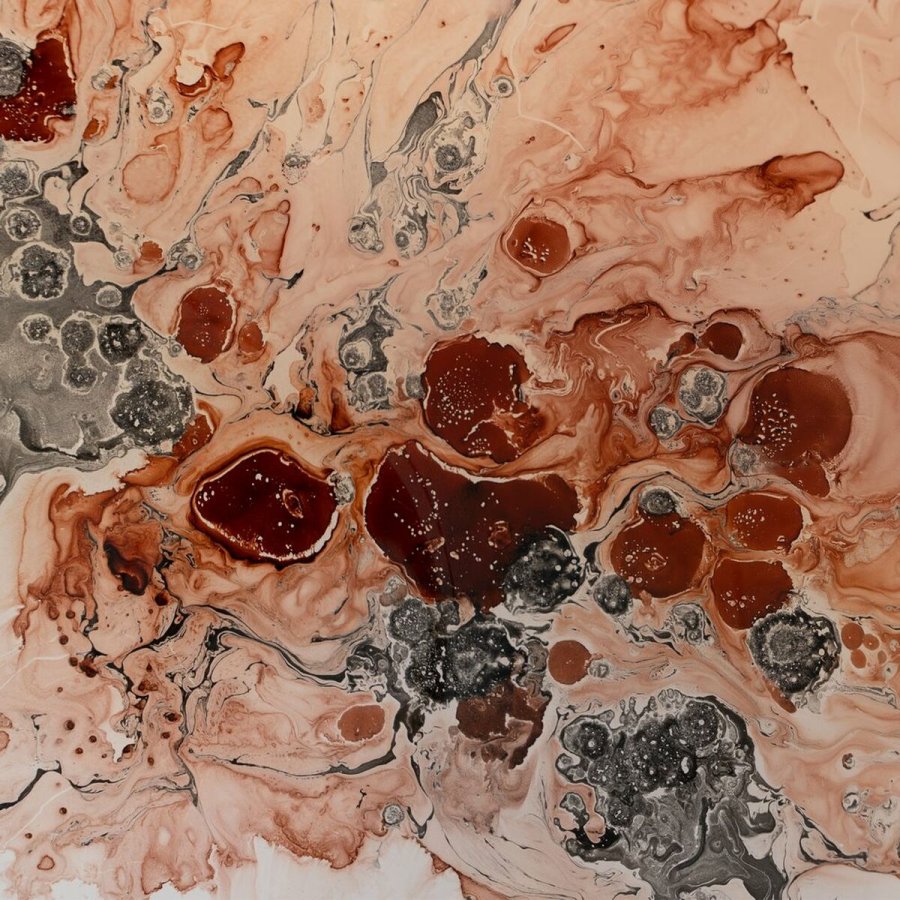 Borddekoration Laksefarvet Krystal 29 x 29 x 5 cm #3