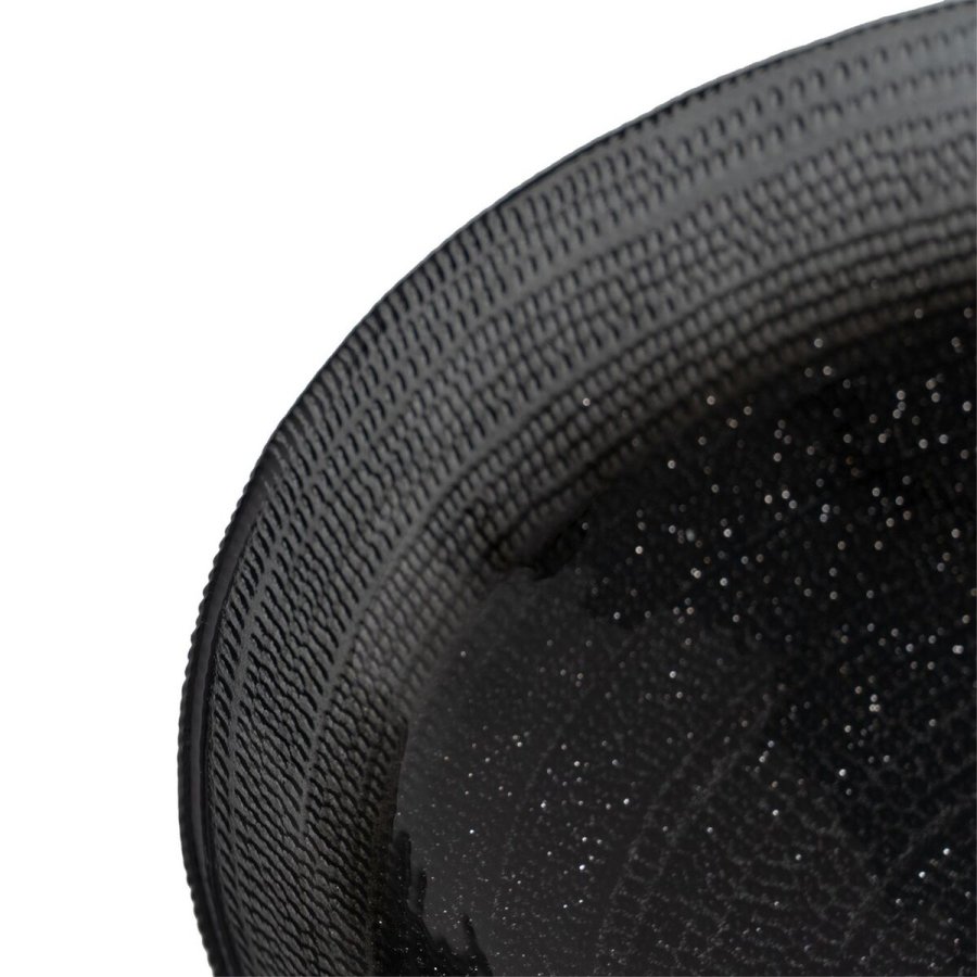 Borddekoration Sort Krystal 30 x 30 x 6,5 cm #2