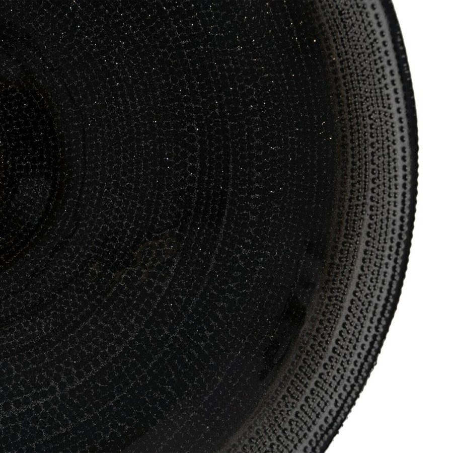 Borddekoration Sort Krystal 30 x 30 x 6,5 cm #3