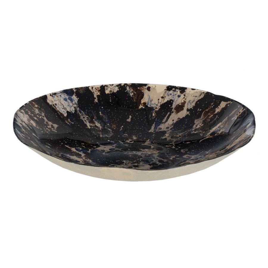 Borddekoration Bl Brun Krystal 39 x 39 x 6,5 cm #1