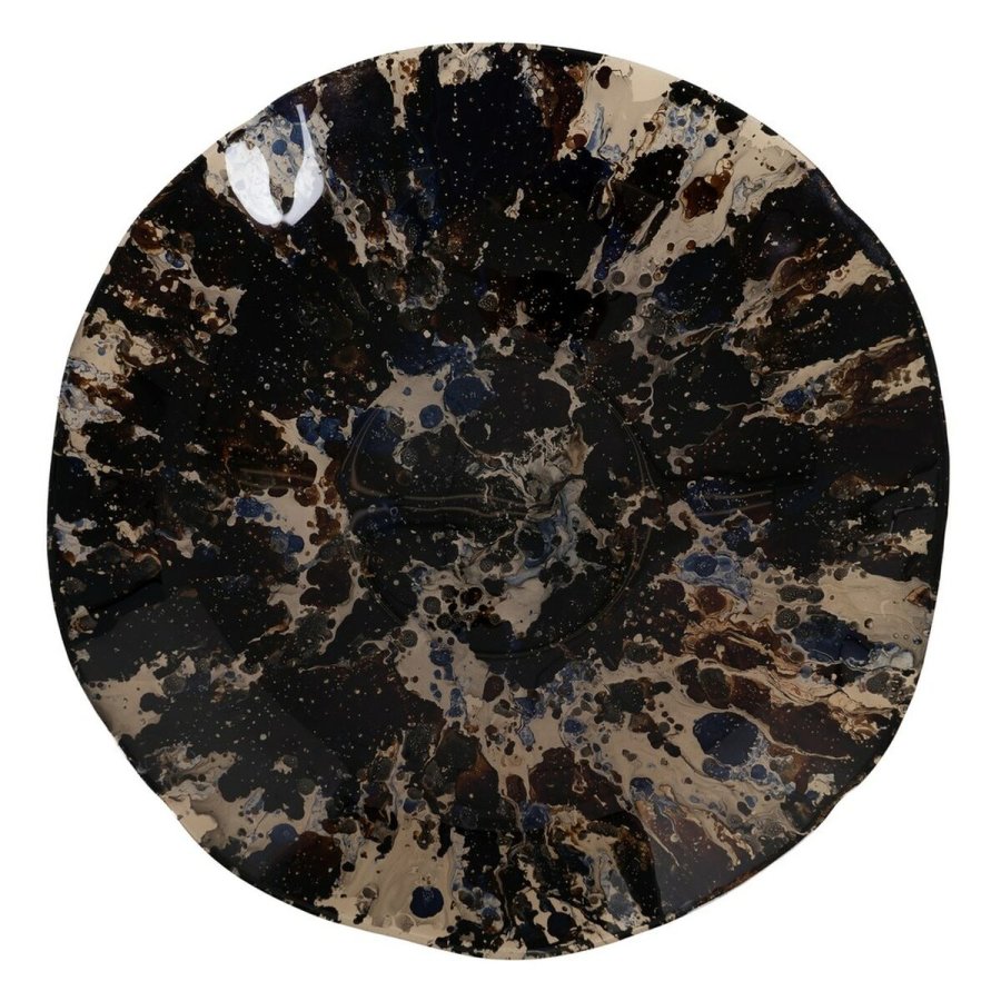 Borddekoration Bl Brun Krystal 39 x 39 x 6,5 cm #5