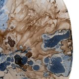 Borddekoration Bl Brun Krystal 39 x 39 x 6,5 cm #3