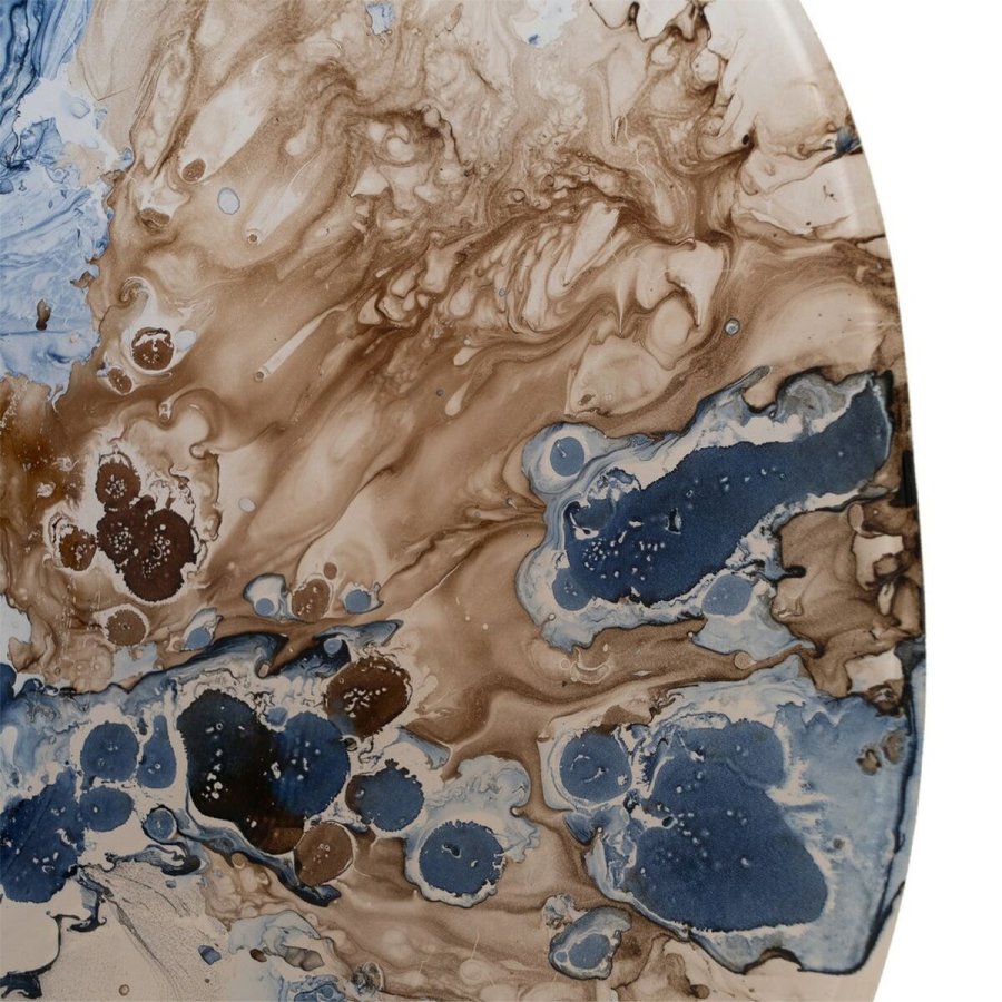 Borddekoration Bl Brun Krystal 39 x 39 x 6,5 cm #3