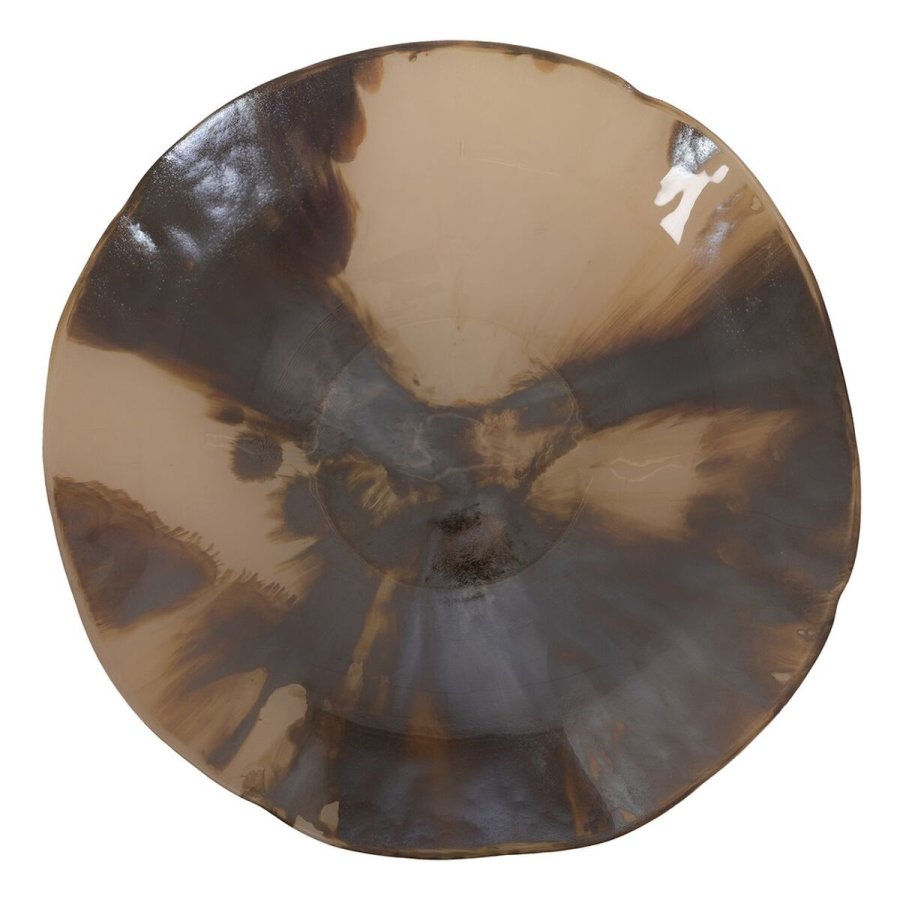 Borddekoration Brun Fl�defarvet Krystal 40 x 40 x 9 cm #5