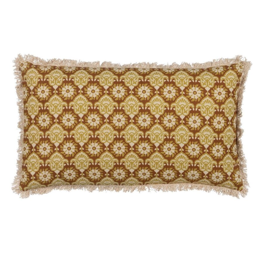 Pude Bomuld Brun Beige 50 x 30 cm #1