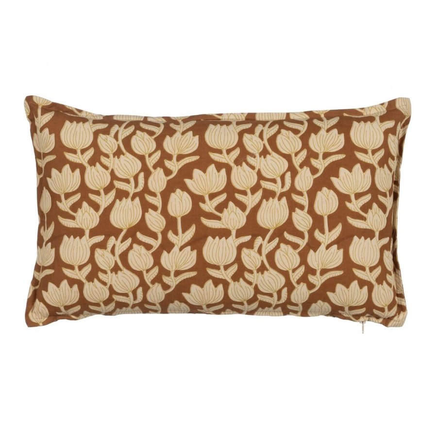 Pude Bomuld Brun Beige 50 x 30 cm #1