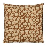 Pude Bomuld Brun Beige 50 x 50 cm #1