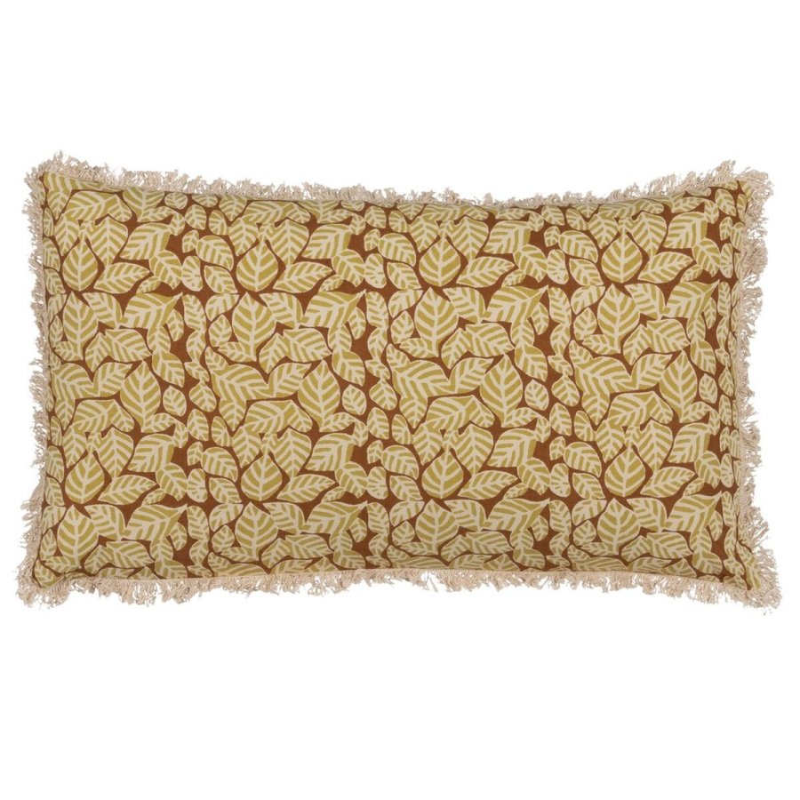 Pude Bomuld Brun Beige 50 x 30 cm #1
