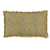 Pude Bomuld Beige Sennep 50 x 30 cm #1