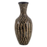 Vase Sort Beige 25 x 25 x 59 cm #1