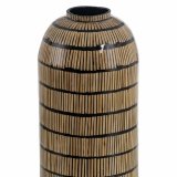 Vase Sort Beige Bambus 23 x 23 x 50 cm #3