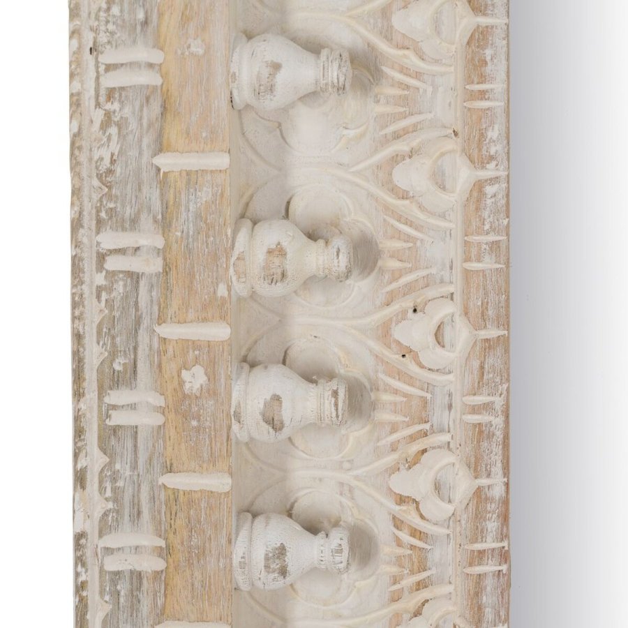 Vgspejl Hvid Natur Vertikalt 71,1 x 5,1 x 101,6 cm #9