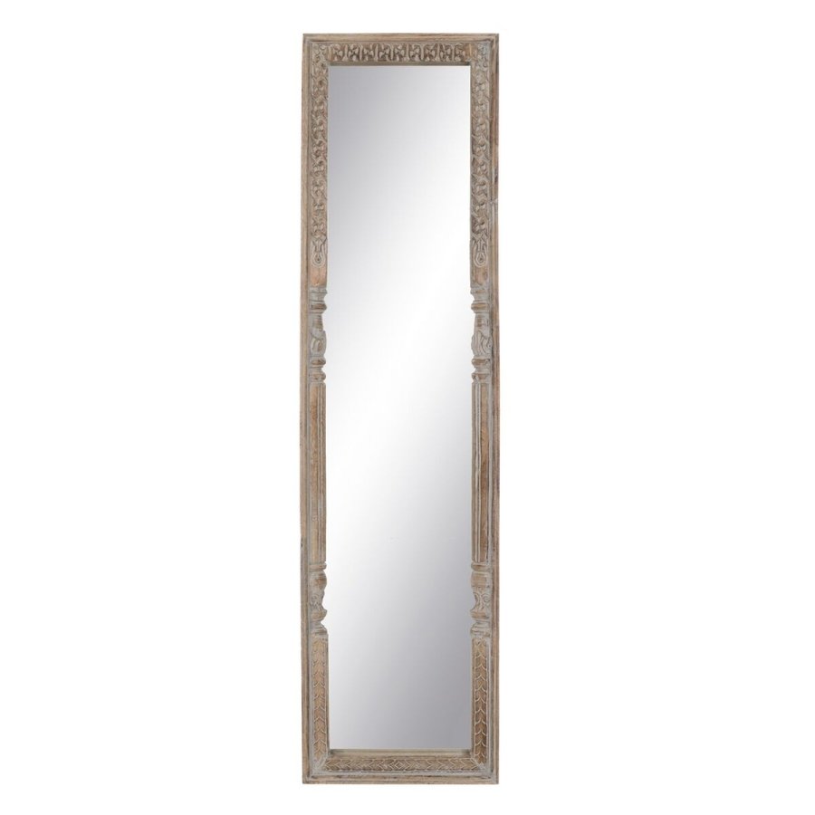 Pkldningsspejl Hvid Natur Vertikalt 48,26 x 7 x 183 cm #9