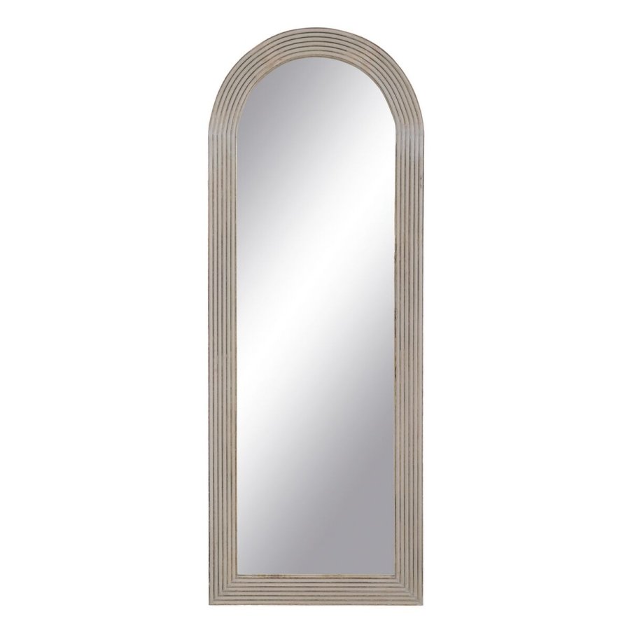 Pkldningsspejl Hvid Natur Vertikalt 64,8 x 3,8 x 172,7 cm #1