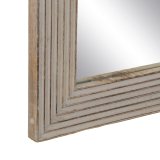 Pkldningsspejl Hvid Natur Vertikalt 64,8 x 3,8 x 172,7 cm #25