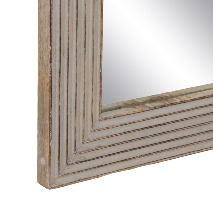 Pkldningsspejl Hvid Natur Vertikalt 64,8 x 3,8 x 172,7 cm #25