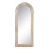 Pkldningsspejl Hvid Natur Vertikalt 87,63 x 3,8 x 203,2 cm #9
