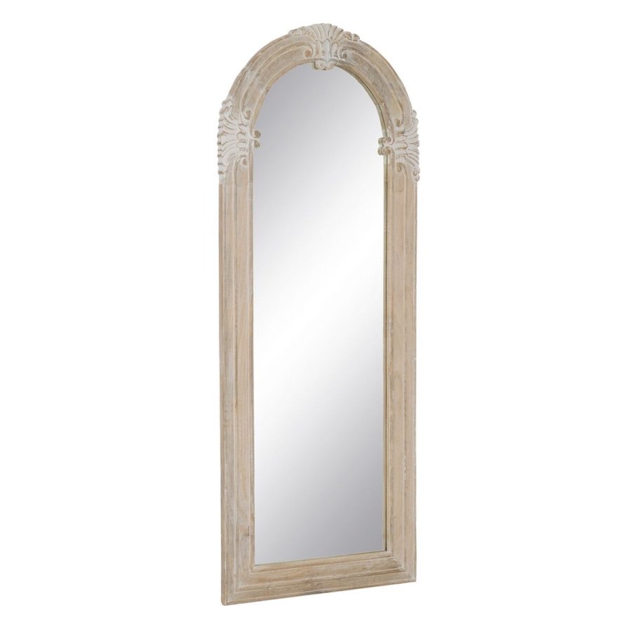 Pkldningsspejl Hvid Natur Vertikalt 87,63 x 3,8 x 203,2 cm #1