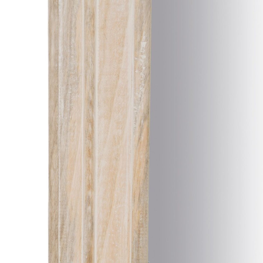 Pkldningsspejl Hvid Natur Vertikalt 87,63 x 3,8 x 203,2 cm #21