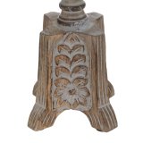 Kandelaber Hvid Natur Jern Mangotr 18 x 18 x 53,3 cm #4