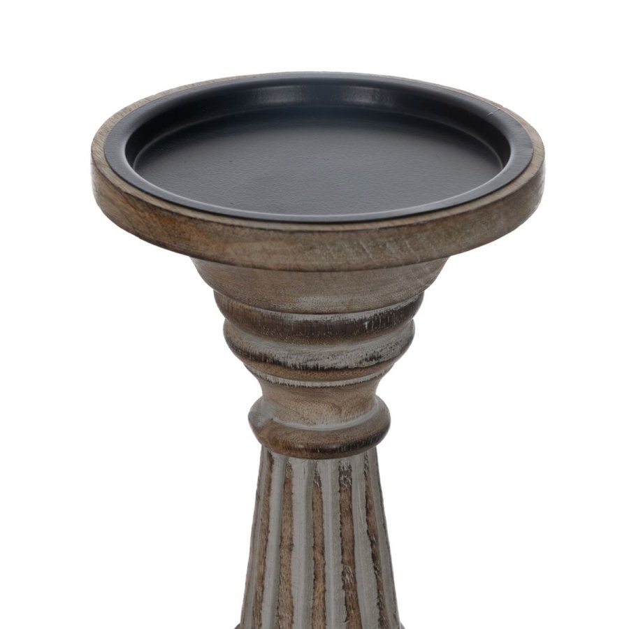 Kandelaber Hvid Natur Jern Mangotr 18 x 18 x 53,3 cm #5