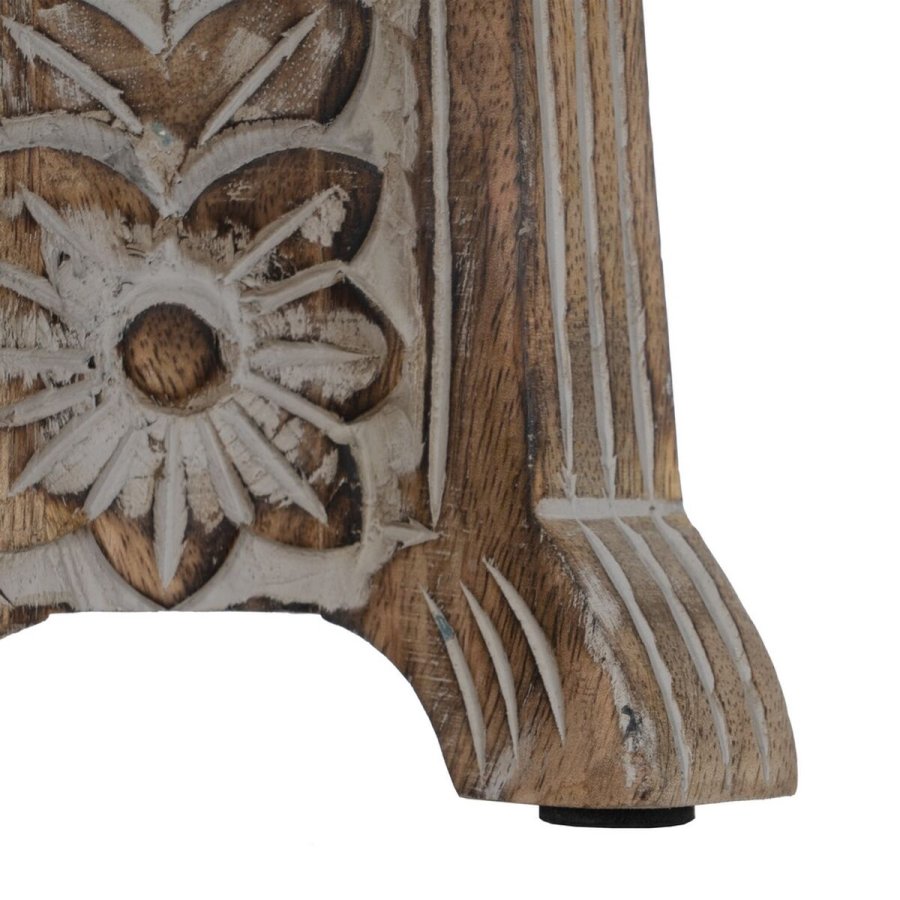 Kandelaber Hvid Natur Jern Mangotr 19 x 19 x 68,5 cm #6