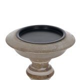 Kandelaber Hvid Natur Jern Mangotr 14 x 14 x 45,72 cm #2