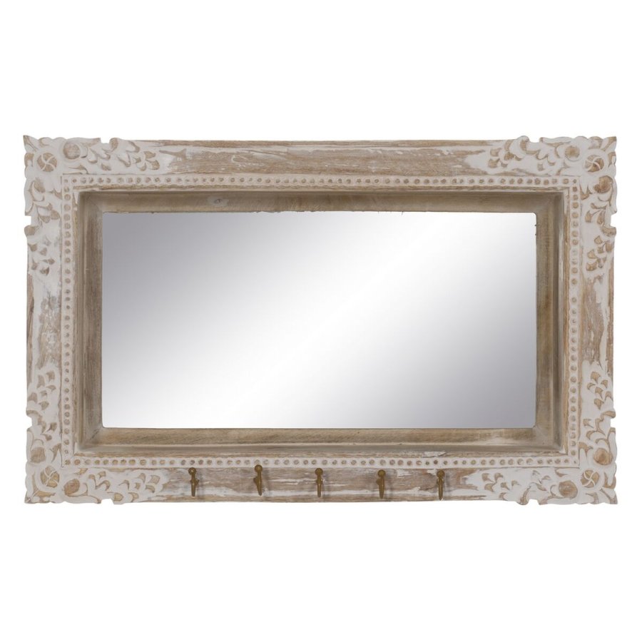 Vgspejl Hvid Beige Vertikalt 61 x 10,79 x 38 cm #5