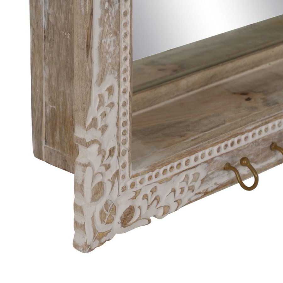 Vgspejl Hvid Beige Vertikalt 61 x 10,79 x 38 cm #25