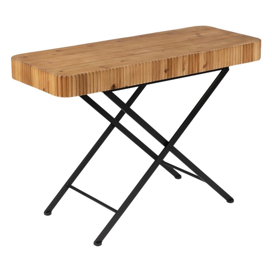 Natbord Brun Sort Tr Jern 60 x 40 x 55,5 cm #1