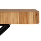 Natbord Brun Sort Tr Jern 60 x 40 x 55,5 cm #17