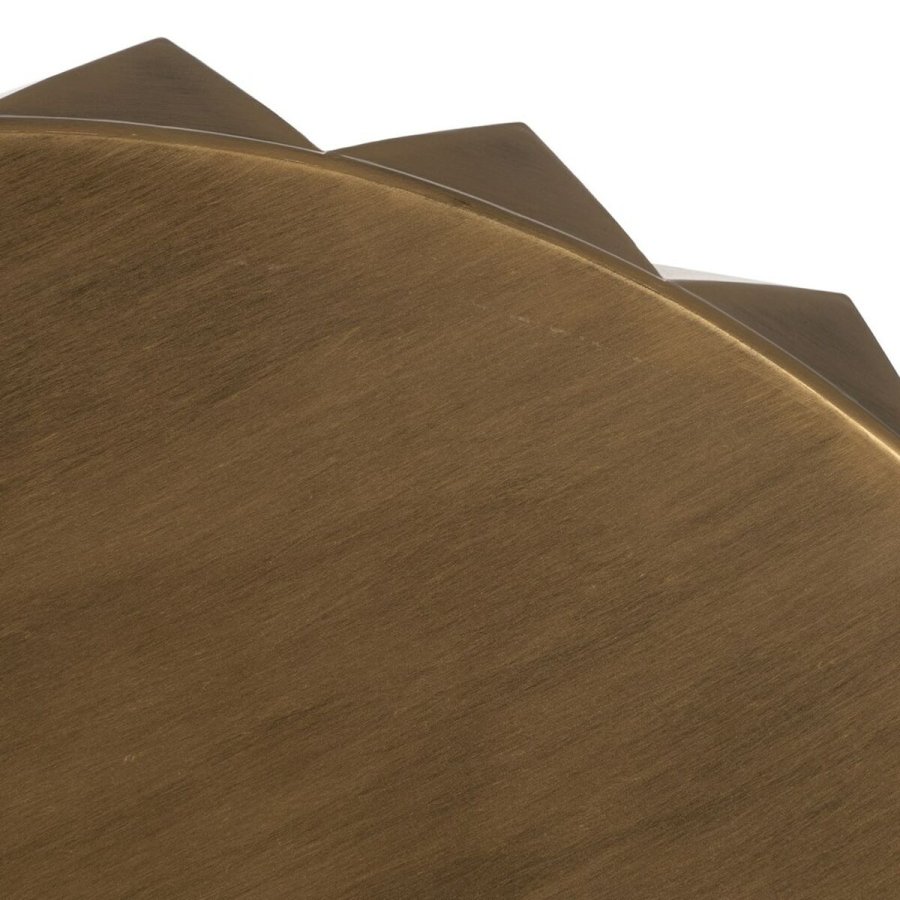 Lille serveringsbord Sort Gylden Jern 63 x 63 x 62 cm #4