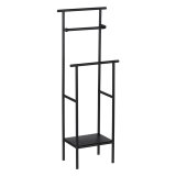Fritstende hndkldestativ Sort Jern 20,8 x 13 x 61,5 cm #1