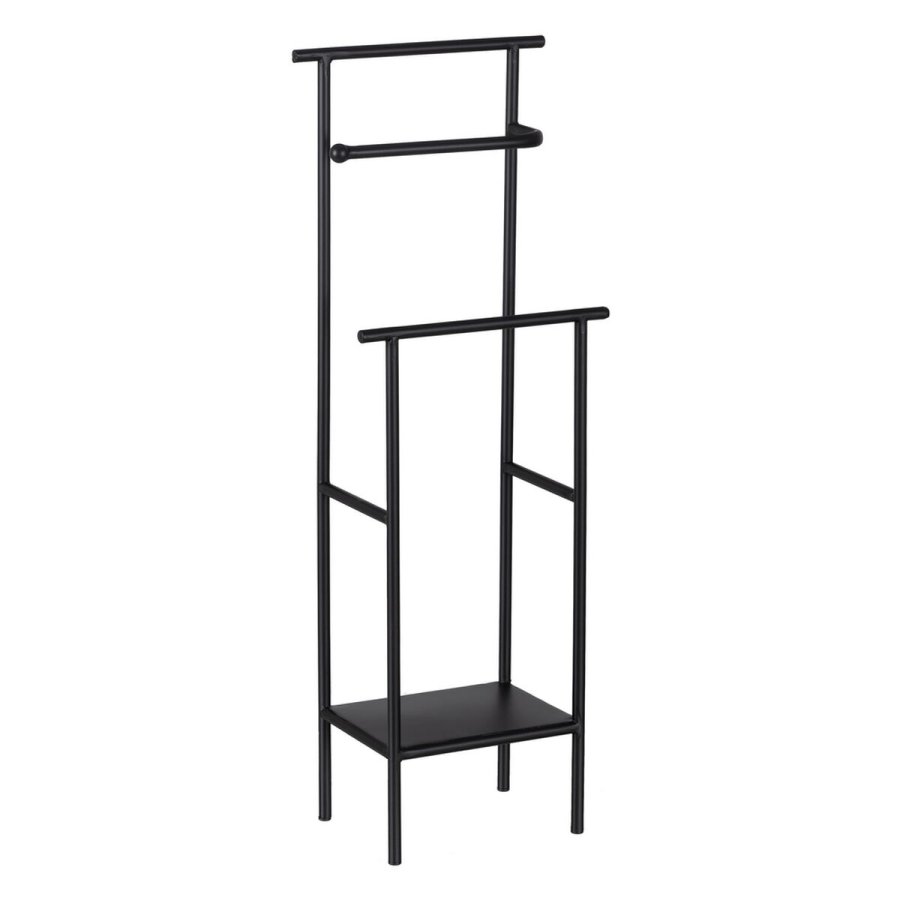 Fritstende hndkldestativ Sort Jern 20,8 x 13 x 61,5 cm #1