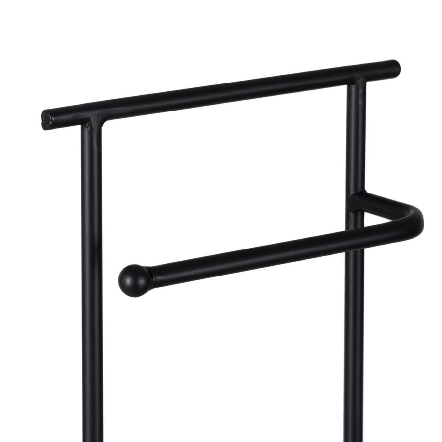 Fritstende hndkldestativ Sort Jern 20,8 x 13 x 61,5 cm #21