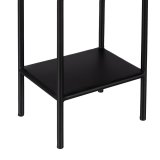 Fritstende hndkldestativ Sort Jern 20,8 x 13 x 61,5 cm #9