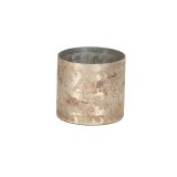 Lyseholder Hvid Krystal 10 x 10 x 9 cm #1