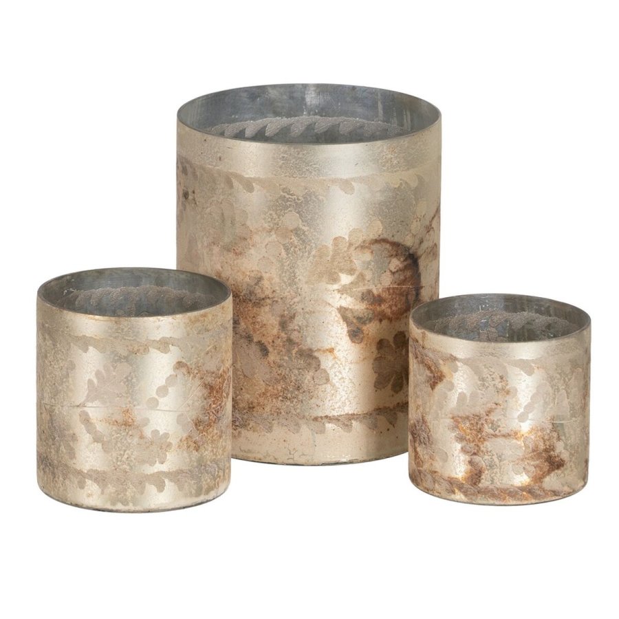 Lyseholder Hvid Krystal 10 x 10 x 9 cm #2