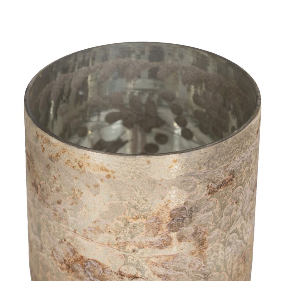 Lyseholder Hvid Krystal 10 x 10 x 9 cm #3