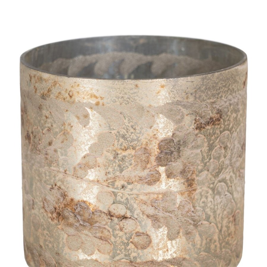 Lyseholder Hvid Krystal 10 x 10 x 9 cm #5