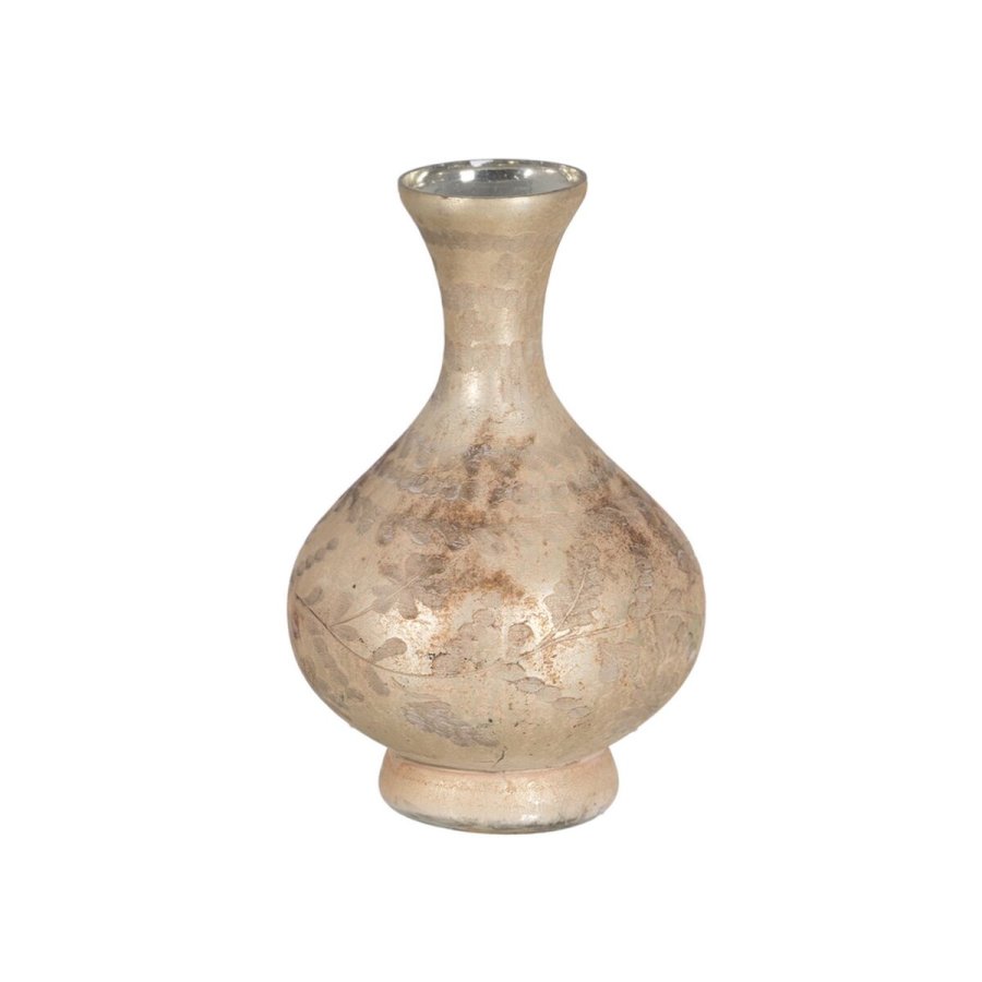 Vase Hvid Krystal 14 x 14 x 22 cm #1